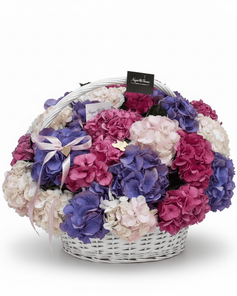 Hortensien-Bouquet Dream Basket