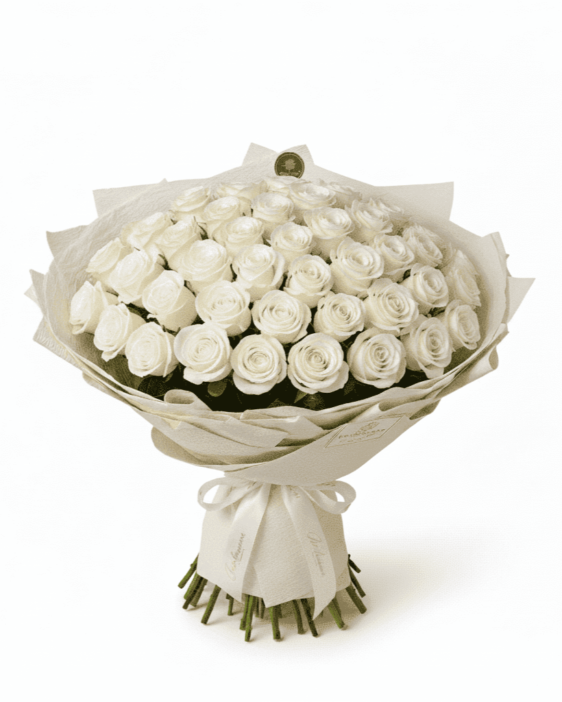 Rosen-Bouquet White Elegance